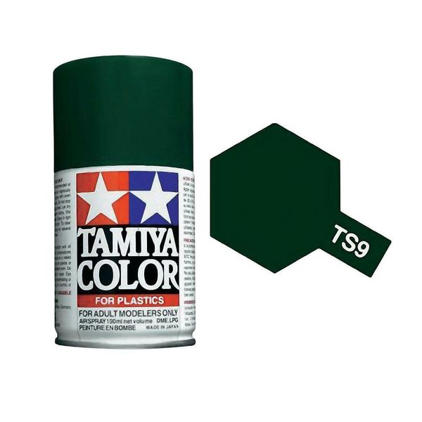 Tinta Primer Spray - Verde Britânico - TS-09 - 100 ml - Tamiya TAM85009 Tinta Primer Spray - Verde Britânico - TS-09 - 100 ml - Tamiya TAM85009