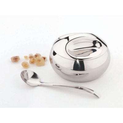 Acucareiro Aço Inox com colher Tramontina