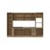 Cozinha Modulada Celeste Kappesberg 100% Mdf Nogueira/azul 9 Peças