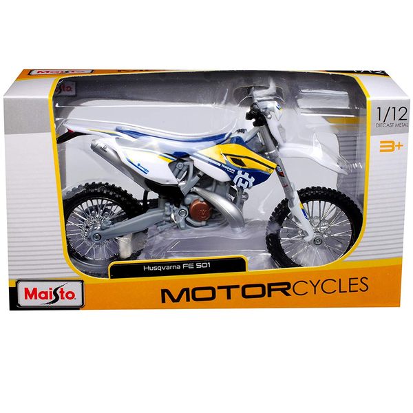 Miniatura - Moto - Husqvarna Fe 501 - 1:12 - Maisto Motorcycles MAI16921