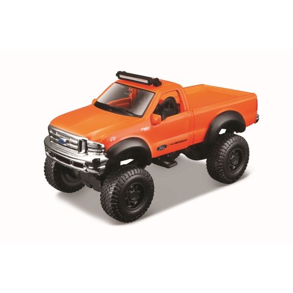 Miniatura Carro 4X4 Rebels  Maisto Fresh Metal - 1999 Ford F-350 Super Duty - Laranja Maisto