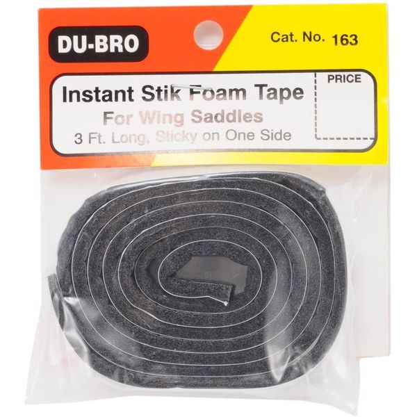 Instant Stik Foam Tape P/Wing Saddles DUBRO163 Instant Stik Foam Tape P/Wing Saddles DUBRO163