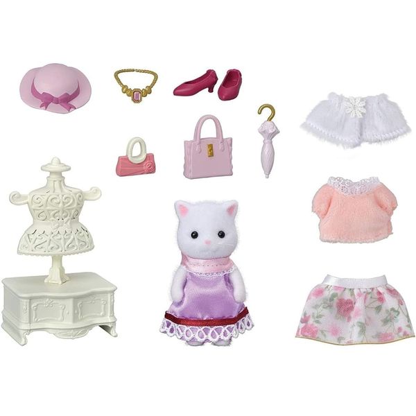 Sylvanian Families - Town Girl Series - Gato Persa - Epoch EPO5461 Sylvanian Families - Town Girl Series - Gato Persa - Epoch EPO5461