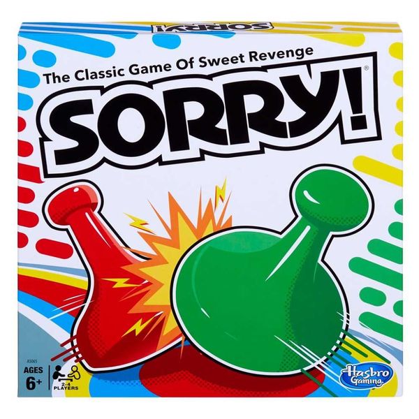 Jogo Sorry Hasbro Jogo Sorry Hasbro