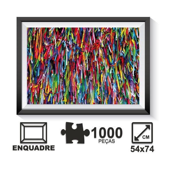 Quebra Cabeça Senhor do Bonfim 1000 Peças Pais E Filhos Quebra Cabeça Senhor do Bonfim 1000 Peças Pais E Filhos