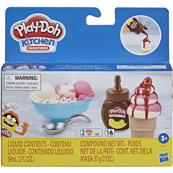 Massinha Play-Doh Mini Kit Cobertura Sorvete Hasbro