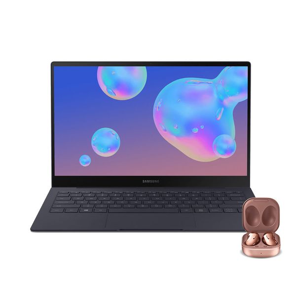 Kit Notebook Galaxy Book Gray E Galaxy Buds Live Mystic Bronze Kit