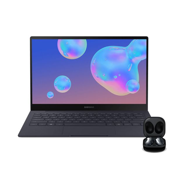 Kit Notebook Galaxy Book Gray E Galaxy Buds Live Mystic Black Kit