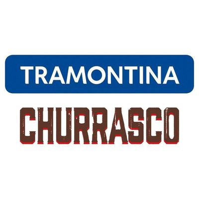 Conjunto Facas Churrasco Jumbo Tramontina Aço Inox Cabo Vermelho Polywood 4 Peças Tramontina