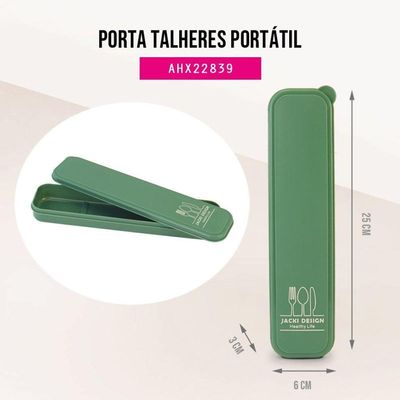 Conjunto Da Linha Joy Com Bolsa Térmica, Porta Talher, Pote De Marmita 2 Andares E Garrafa 430ml Verde
