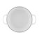 PANELA LE CREUSET REDONDA PEGADOR DOURADO EM FERRO ESMALTADO BRANCO 24CM 21177240101441