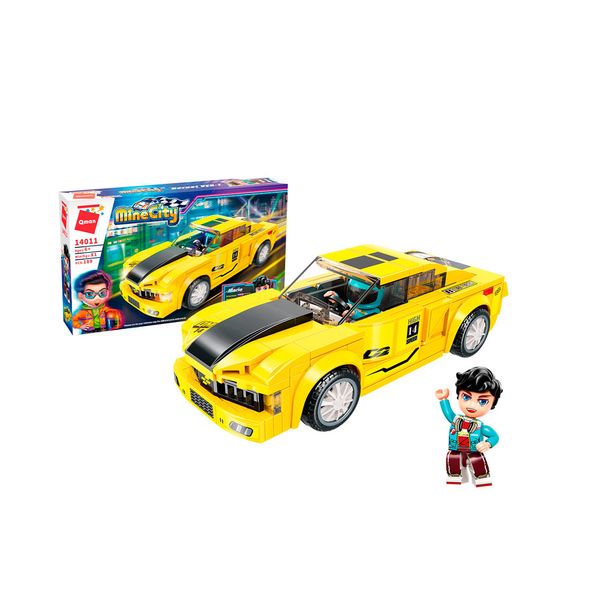 Bloco de Montar Carro Hornet VER-7 Mine City 14011 Qman