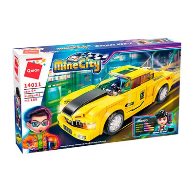 Bloco de Montar Carro Hornet VER-7 Mine City 14011 Qman