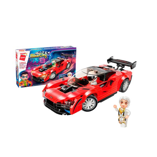 Bloco de Montar Carro Senna S5N-N1 Mine City 14012 Qman