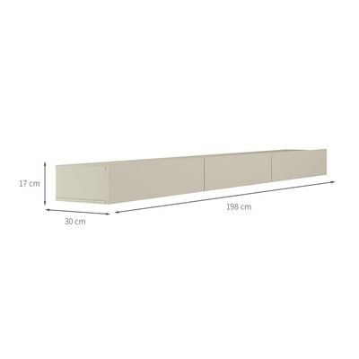 Rack Suspenso para TV até 70 Polegadas Pamplona 1 PT 2 GV Off White