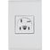 Conjunto 4 X 2 Com 1 Tomada Telefone 4p E Rj11 Liz Branco - Tramontina
