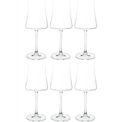 Conjunto de Taças para Vinho Branco Bohemia Xtra 360ml - 6 Peças Transparente