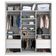 Guarda-Roupa Casal com 1 Espelho Lugano 3 PT 4 GV Branco