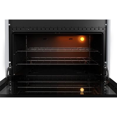 Fogão a Gás 5 Bocas Mueller, Bivolt, Mesa de Vidro MFV5BF Branco / Bivolt