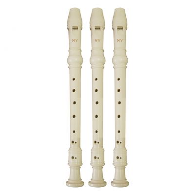 Kit 3 Flautas Doce Germânica FL 20G New York