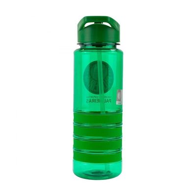 Garrafa Plástico Canudo Retrátil 700ml - Palmeiras