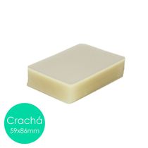 Polaseal plástico para plastificação Crachá 59x86 0,05mm 100un