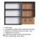 Conjunto Armario E Gabinete 80cm Com Cuba Mel Grafite Proddy Mel Grafite
