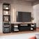 Conjunto para Sala de Estar Paricel com Rack 1 GV e Estante 40cm Preto