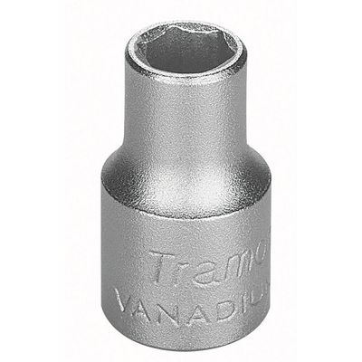 Soquete Sextavado Aço Cromo Vanádio 12mm - Encaixe 3/8 Tramontina Pro Tramontina