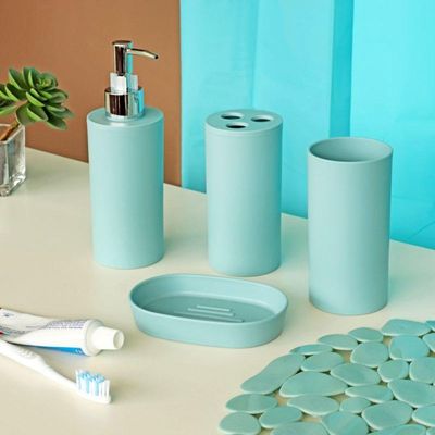 Kit Banheiro Com 7 Peças Jacki Design água