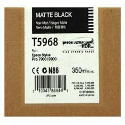 Cartucho De Tinta Epson T5968 Matte Black