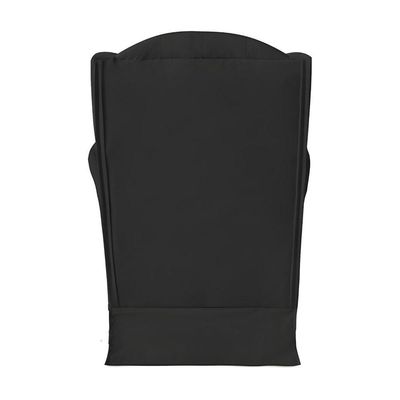 Poltrona Amamentação Cadeira Reforçada Balanço Lile Suede preto
