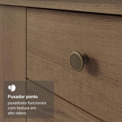 Armário De Cozinha Compacta 235cm Rustic Gourmet Madesa Xc03 Rustic