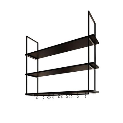 Nicho De Teto Indústrial Denver 120cm Preto