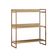 Aparador Industrial 3 Prateleiras Córdoba 95cm Cobre E Castanho Marrom