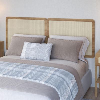 Cabeceira Cama Box Casal Queen Painel Com Telinha 160cm Moss A03 Hanover - Lyam Decor