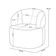 Kit 2 Poltronas Giratórias Sala de Estar Living Orgânico Carmen F04 Bouclê Cinza - Lyam Decor