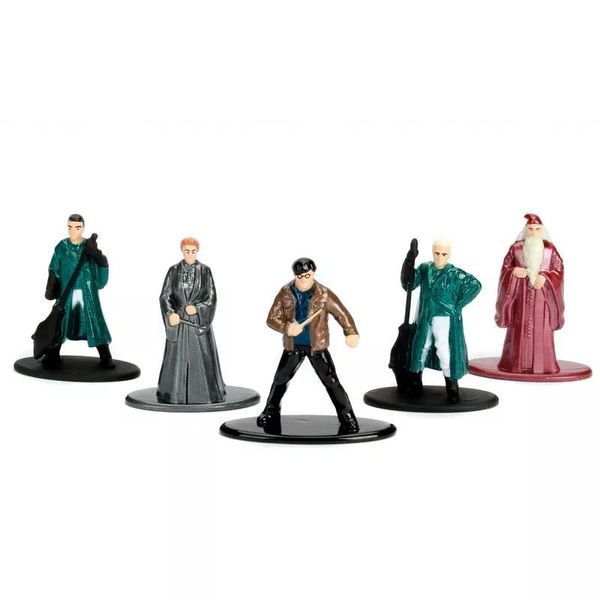 Conjunto de 5 Mini Figuras - 5 Cm - Nano Metal - Harry Potter - Pack B - Jada JAD98666