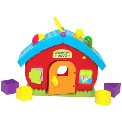 Brinquedo Casinha Da Vovó Encaixe As Formas Elka - 1052
