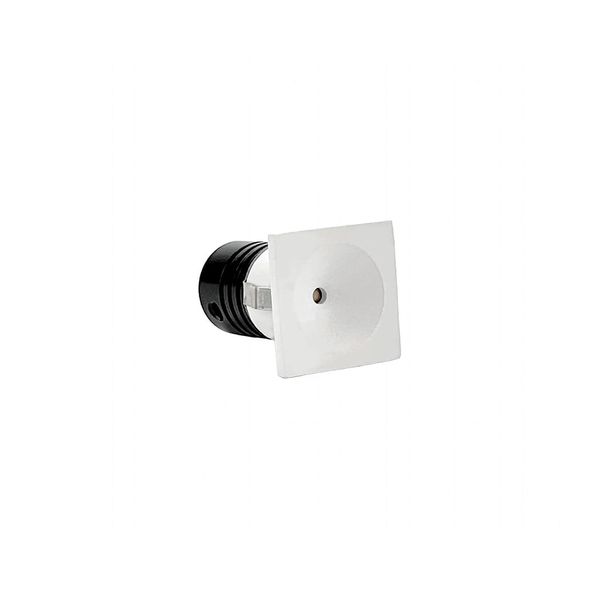 Spot de Embutir Nordecor Auko Ono Mini Quadrado Led Alto IRC 90 1W Bivolt Branco / 3000K - Luz Amarela