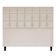 Cabeceira Decorativa Florem Para Cama De Casal 140 Cm Bege, Suede