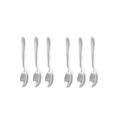 Colher de Sobremesa Inox Talheres Colheres Aço Victoria 6un