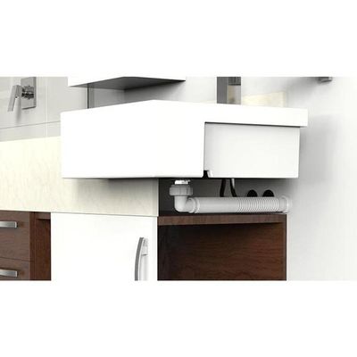 Sifão Tubo Extensivo Branco Universal Com Joelho De 90º