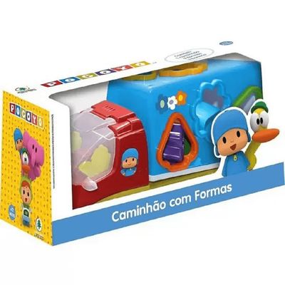 Caminhão Com Formas e Boneco Pocoyo 0515 - Monte Libano
