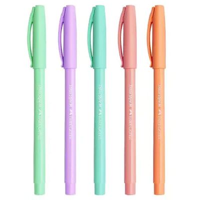 Caneta Esferográfica Trilux Style Colors 5 Cores Faber-castell