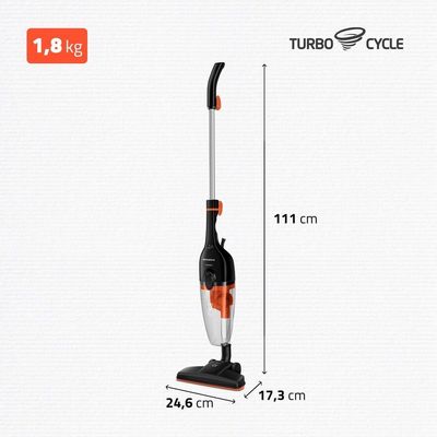 Aspirador De Pó Turbo Cycle  Mondial Preto/laranja 60hz 1500W Ap-40-b 127V