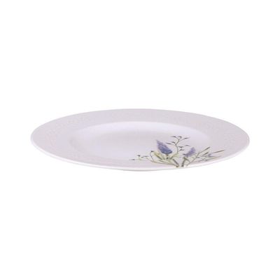 Prato Raso Tramontina Lilla Em Porcelana Decorada 28 Cm