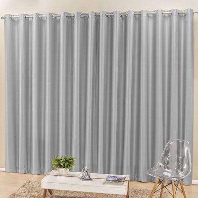 Cortina Madri Semi Blackout 3,00M X 2,50M Cinza
