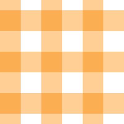 Papel de Parede Doce Estilo Xadrez Laranja 81895