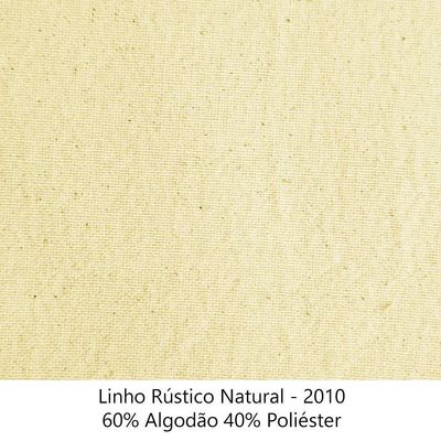 Sofa 2 Lugares Retro Polo 160cm Com Almofada Linho Natural Ezz Natural